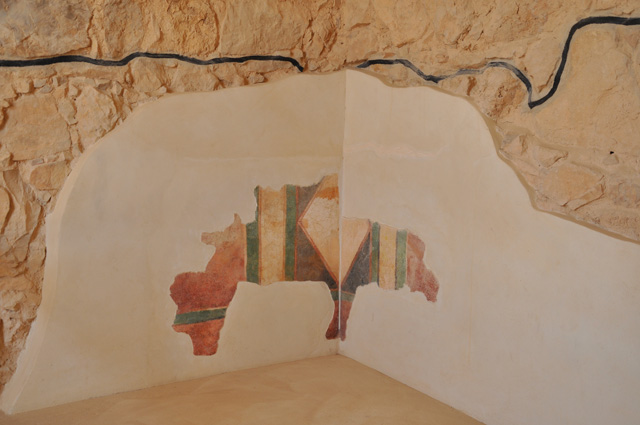 Masada Wall Painting, Israel