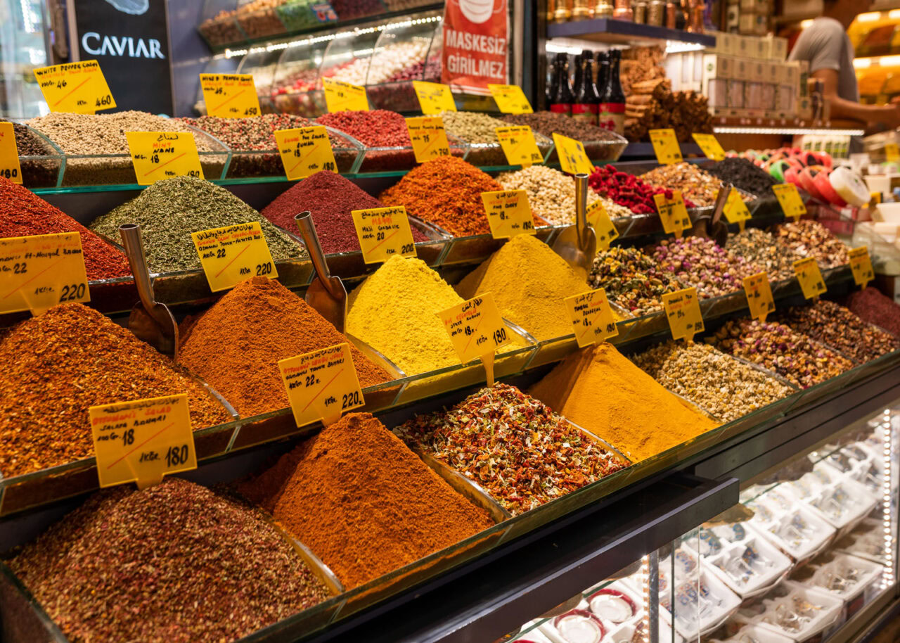 Spices in the Grand Bazaar, Istanbul